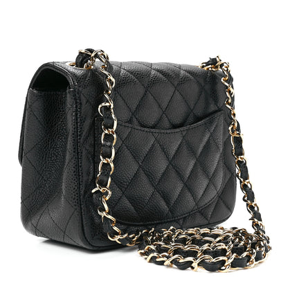 Chanel Caviar Quilted Mini Square Flap Black 3 of 13