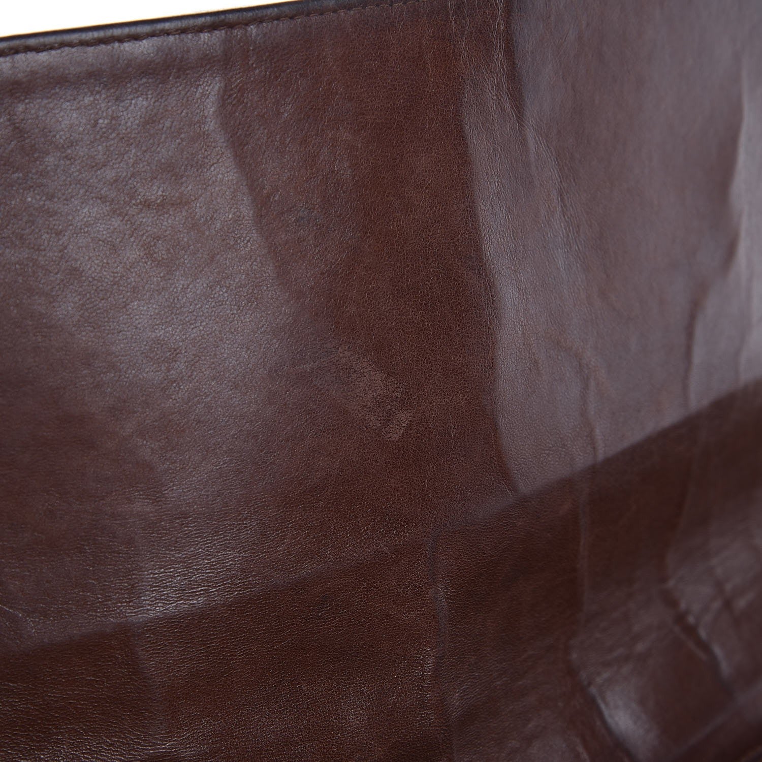 Chanel Lambskin Vertical Quilt Maxi Flap Brown 9 of 17