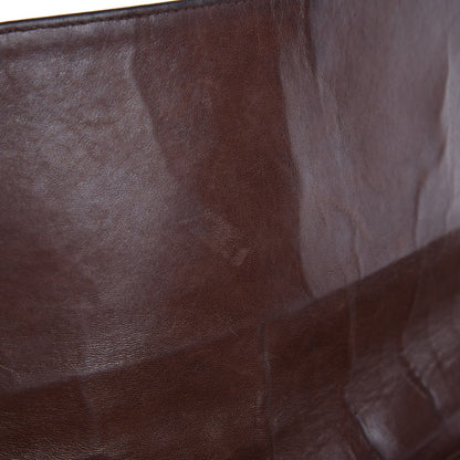 Chanel Lambskin Vertical Quilt Maxi Flap Brown 9 of 17