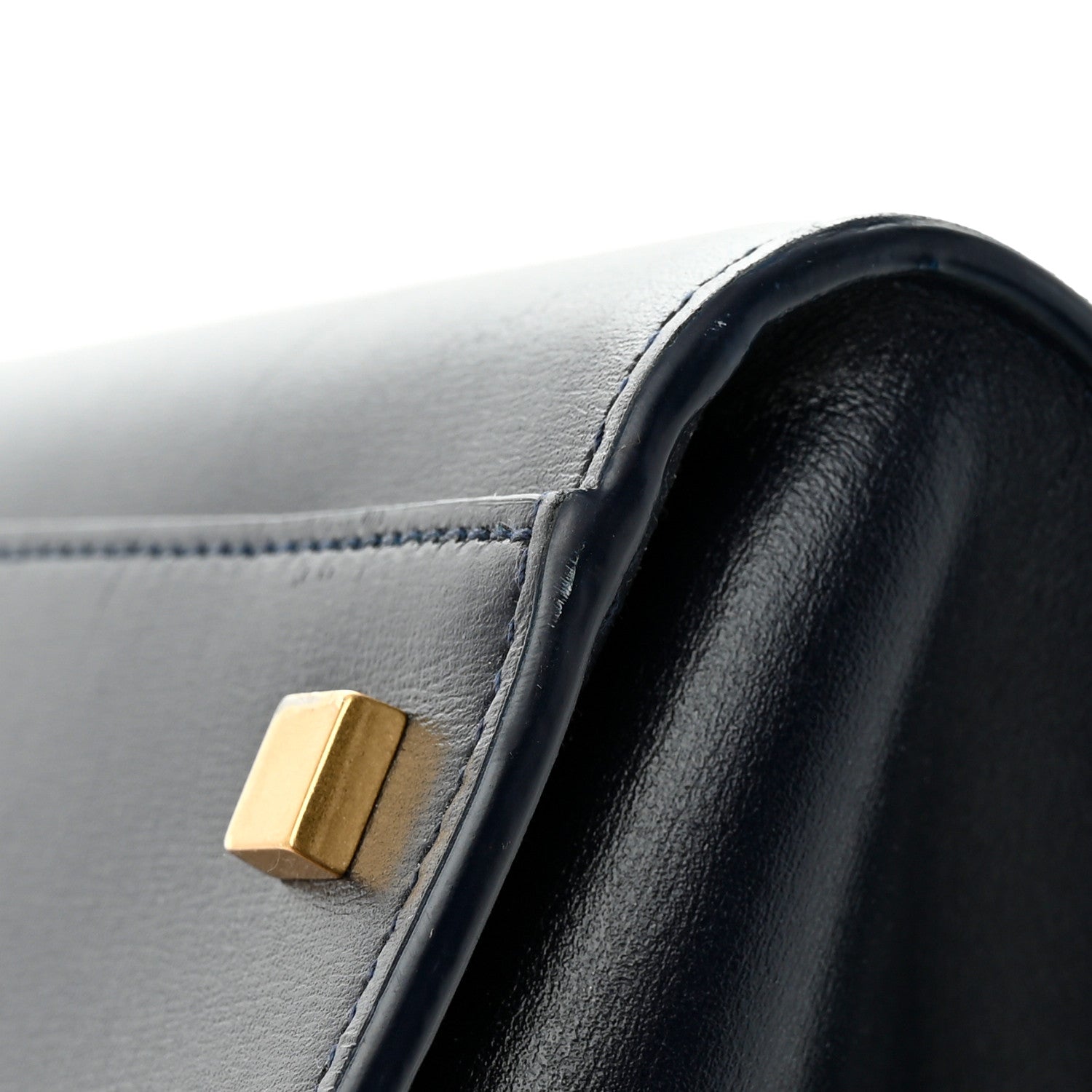 Saint Laurent Calfskin Medium Manhattan Shopper Tote Dark Notte 15 of 20