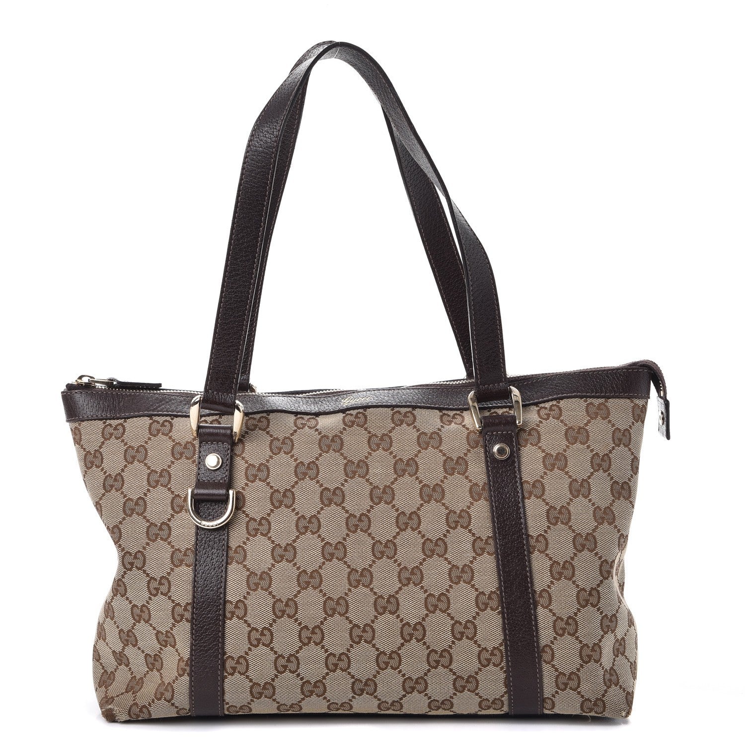 Gucci Monogram Medium Abbey Tote Brown 1 of 17