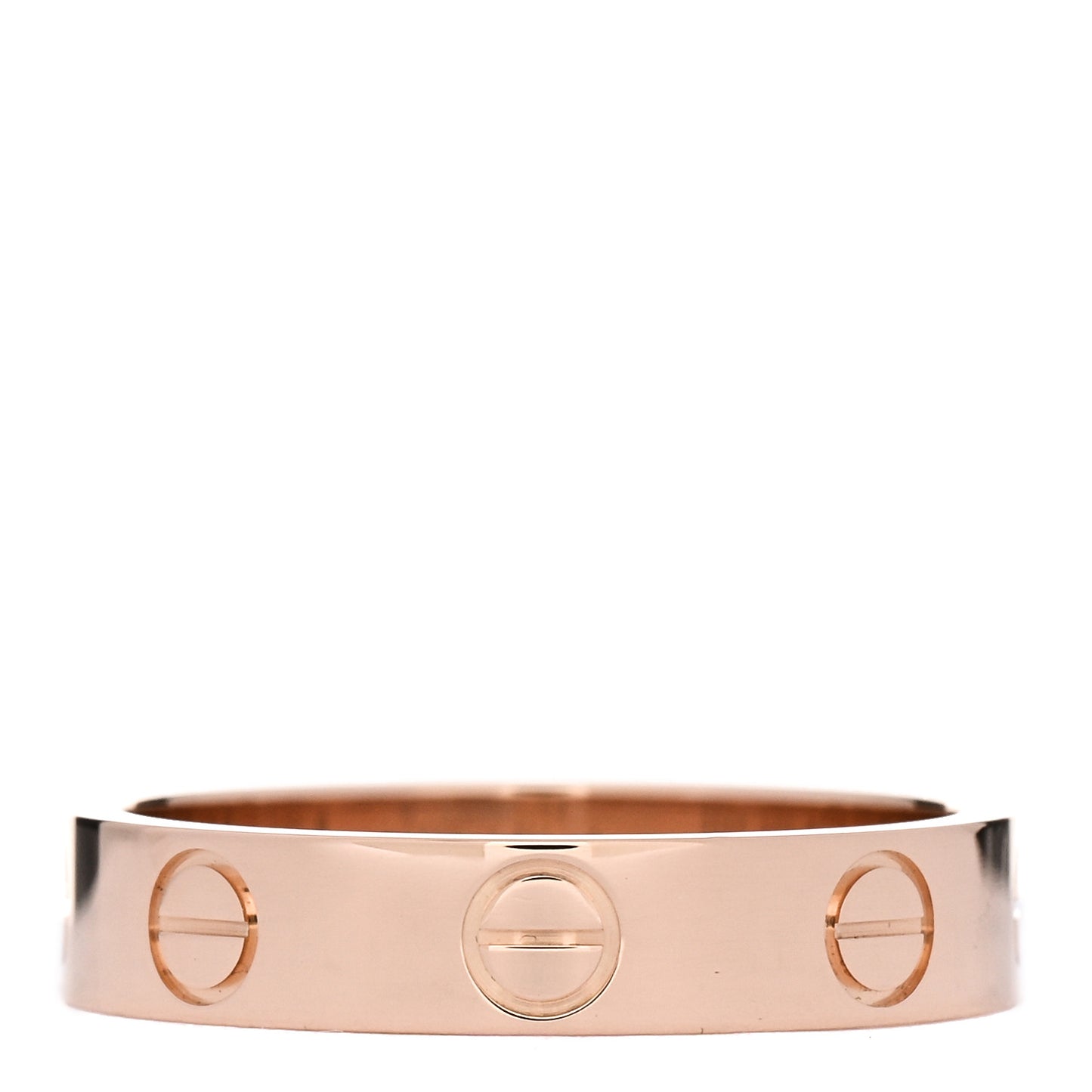 18K Pink Gold 3.5mm LOVE Wedding Band Ring 49 5