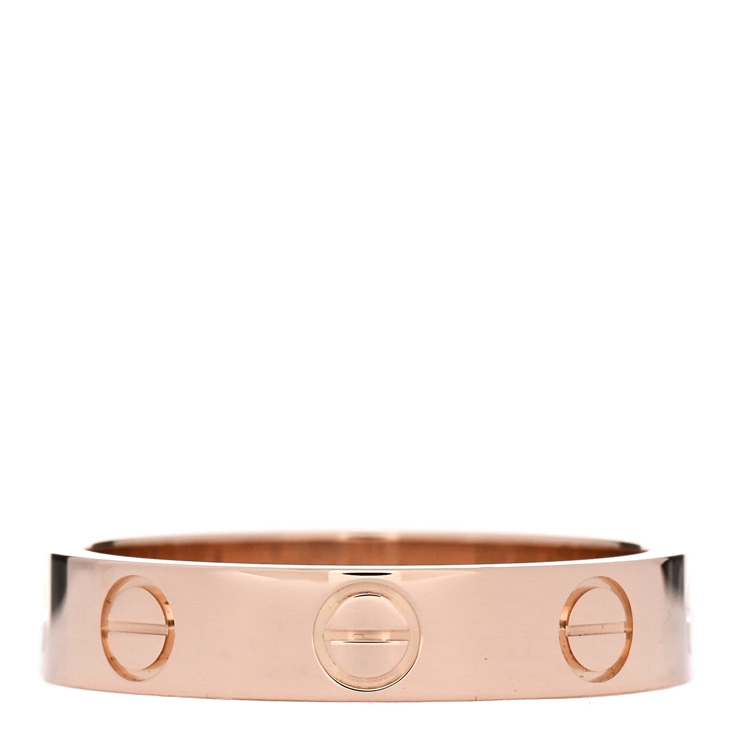Cartier 18K Pink Gold 3.5mm LOVE Wedding Band Ring 49 5 3 of 5