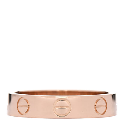 Cartier 18K Pink Gold 3.5mm LOVE Wedding Band Ring 49 5 3 of 5