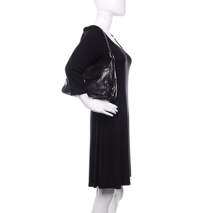 Prada Soft Calfskin Hobo Black 2 of 11