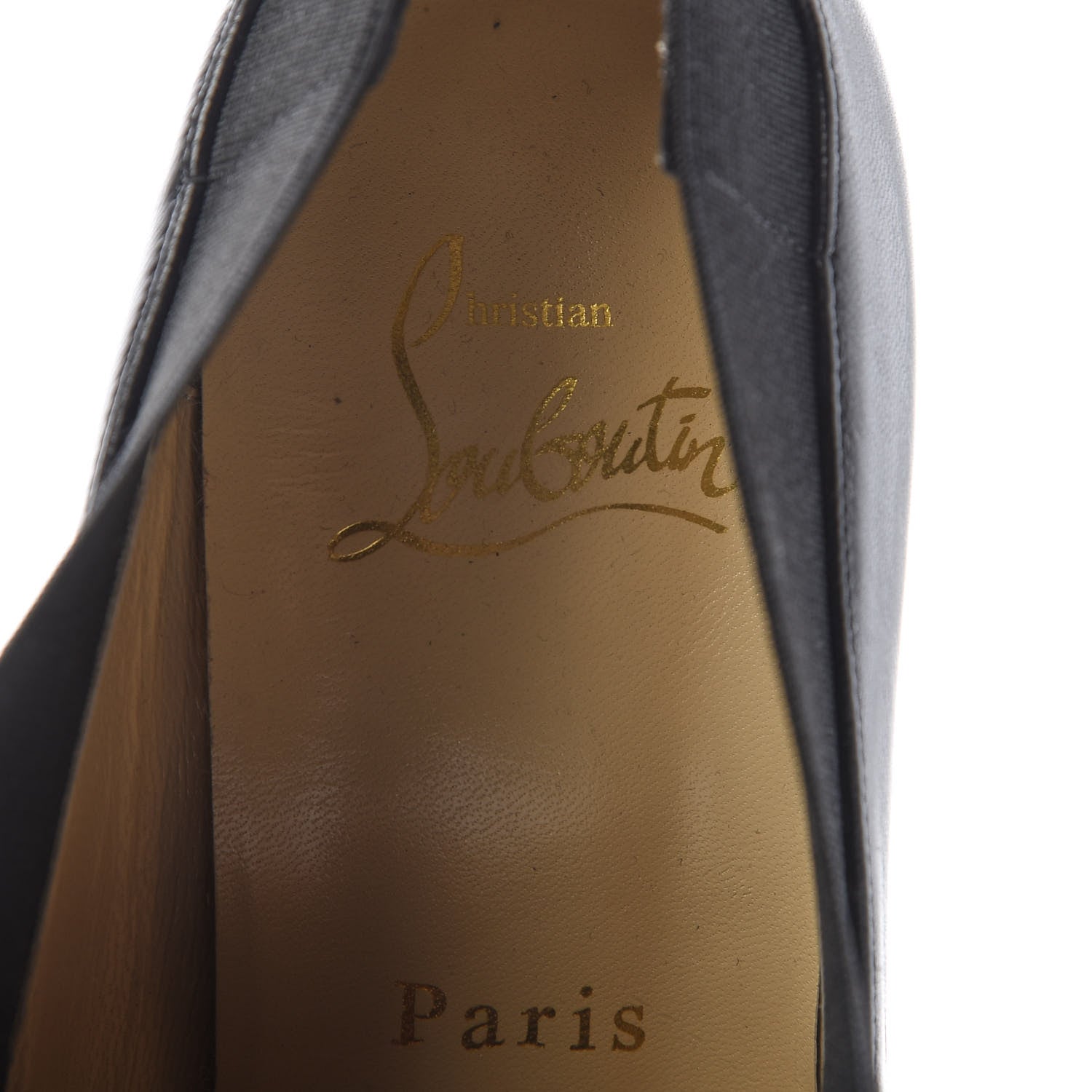 Christian Louboutin Shiny Nappa Toot Couverte 100 Pumps 35.5 Black 7 of 8