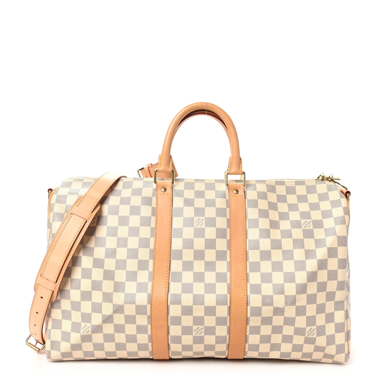 Louis Vuitton Damier Azur Keepall Bandouliere 45 1 of 10