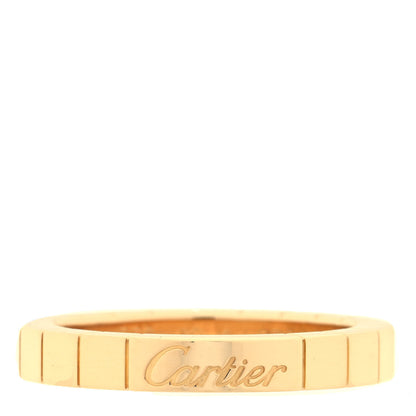Cartier 18K Yellow Gold Lanieres Ring 52 6 1 of 3