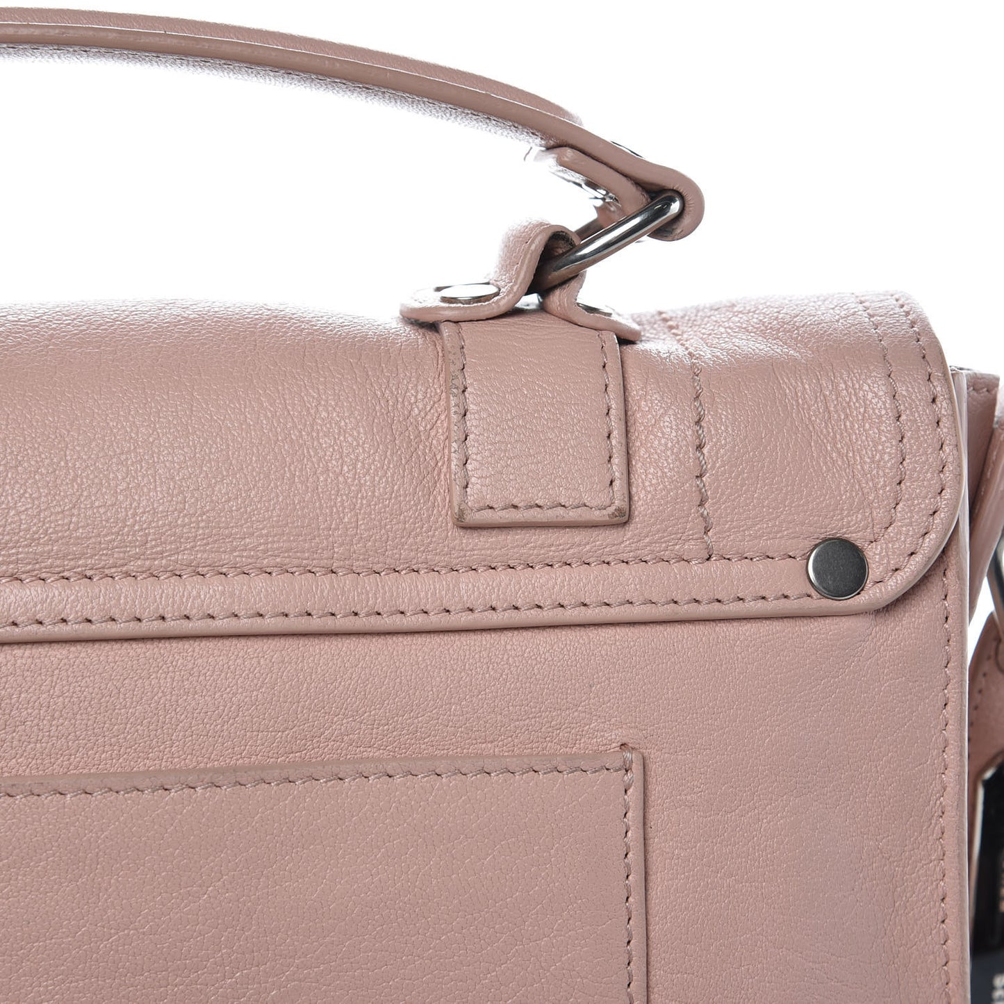 Lambskin Tiny PS1 Satchel Bare
