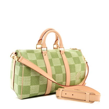 Louis Vuitton Damier Golf Keepall Bandouliere 35 Green 3 of 11
