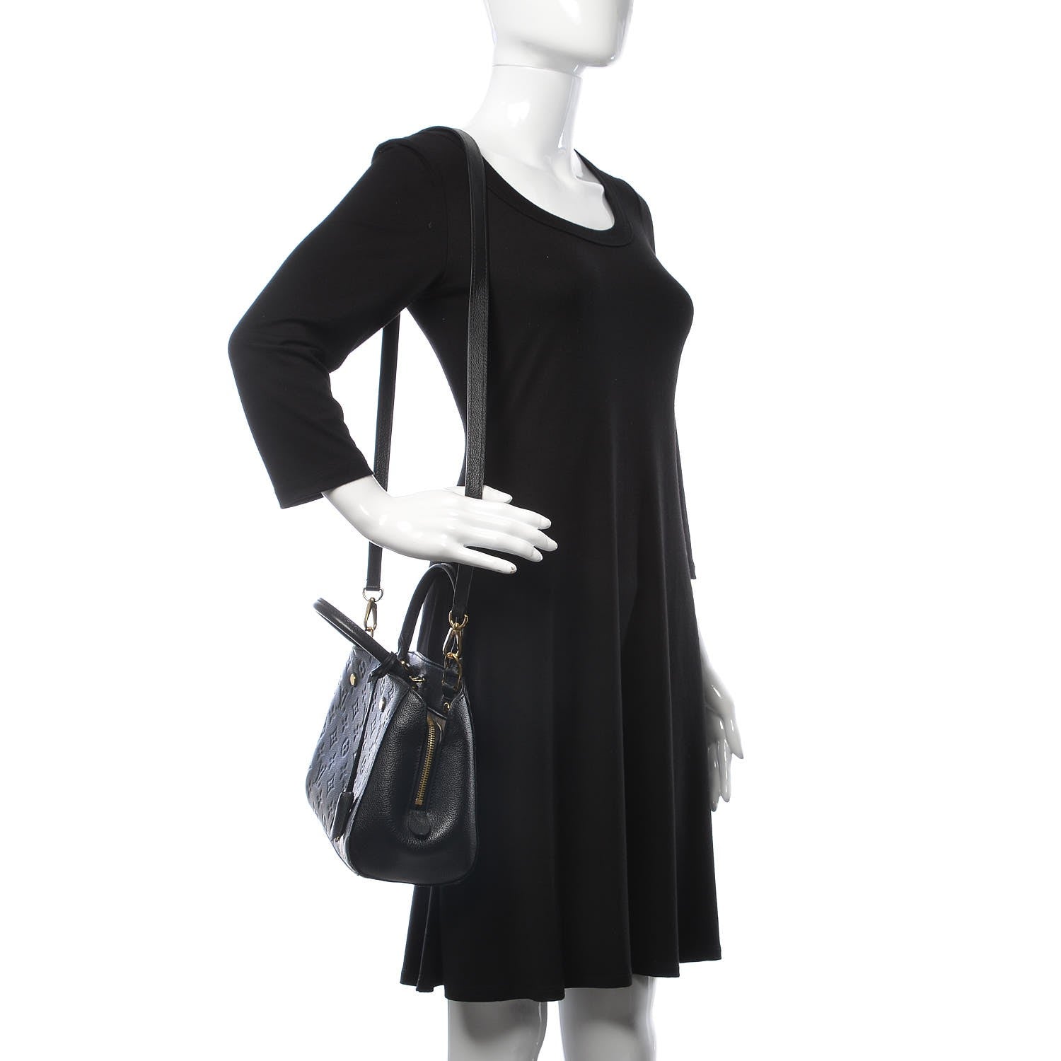 Louis Vuitton Empreinte Montaigne BB Black 2 of 8