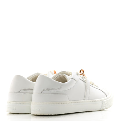 Hermes Calfskin Day Sneakers 36 White 4 of 11