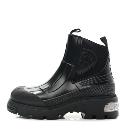 Christian Dior Neoprene Rubber Dior Genesis 30mm Ankle Boots 39 Black 1 of 8