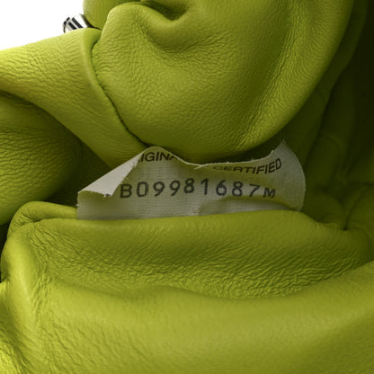 Bottega Veneta Nappa Maxi Intrecciato Teen Pouch Acid Kiwi 6 of 9