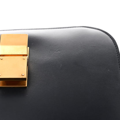 Celine Box Calfskin Medium Classic Box Flap Bag Navy 11 of 15