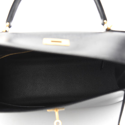 Hermes Box Kelly Sellier 32 Black 5 of 10