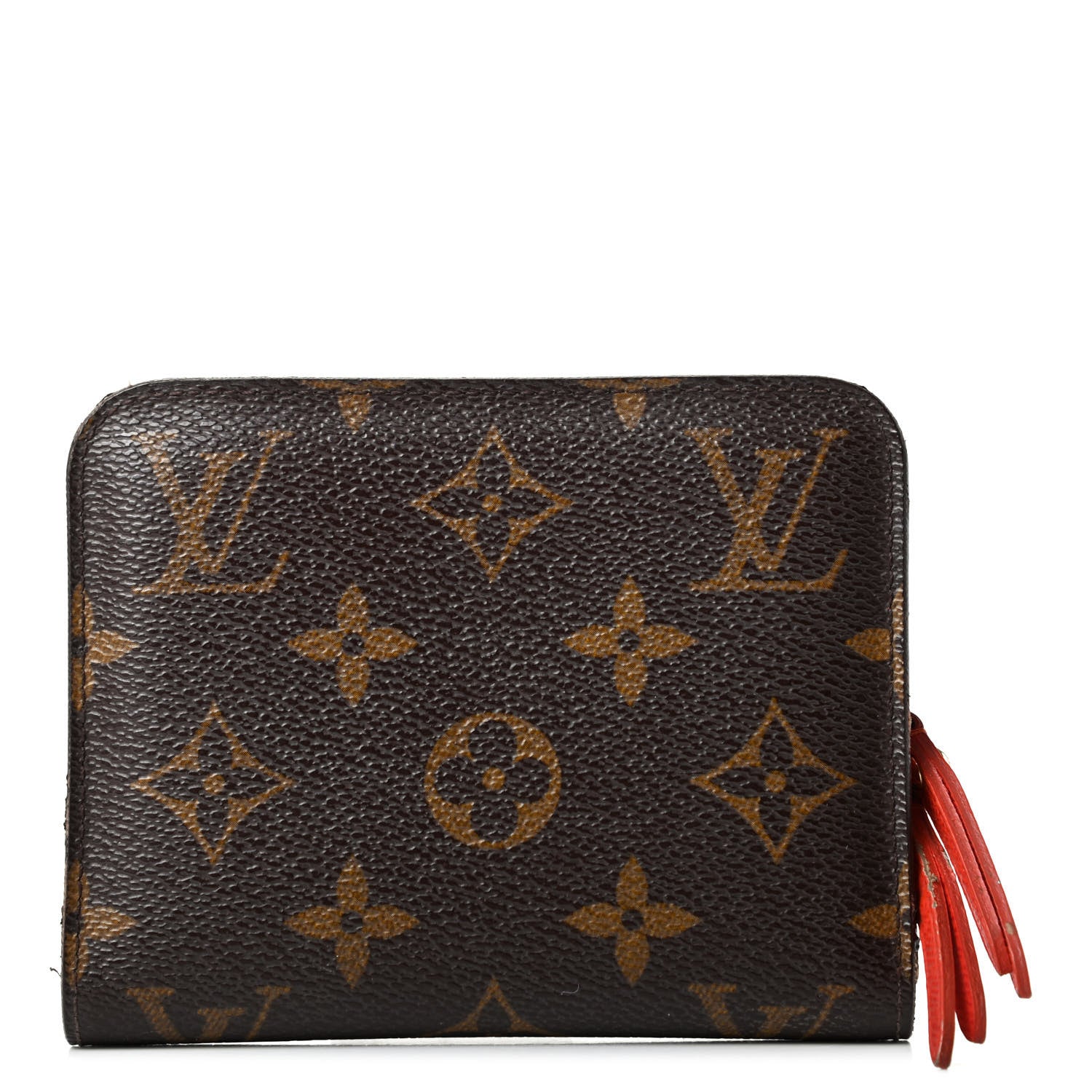 Louis Vuitton Monogram Insolite Coin Purse Wallet Red 1 of 7
