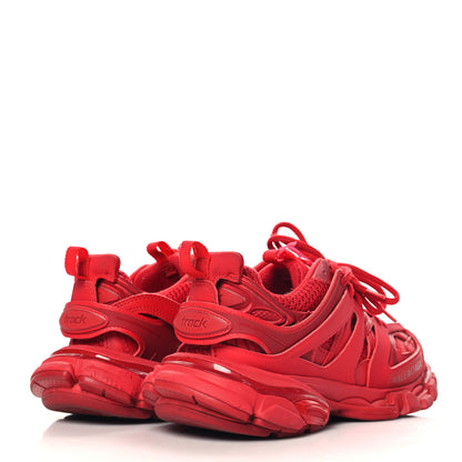Balenciaga Mesh Nylon Womens Track Sneakers 37 Red 5 of 11