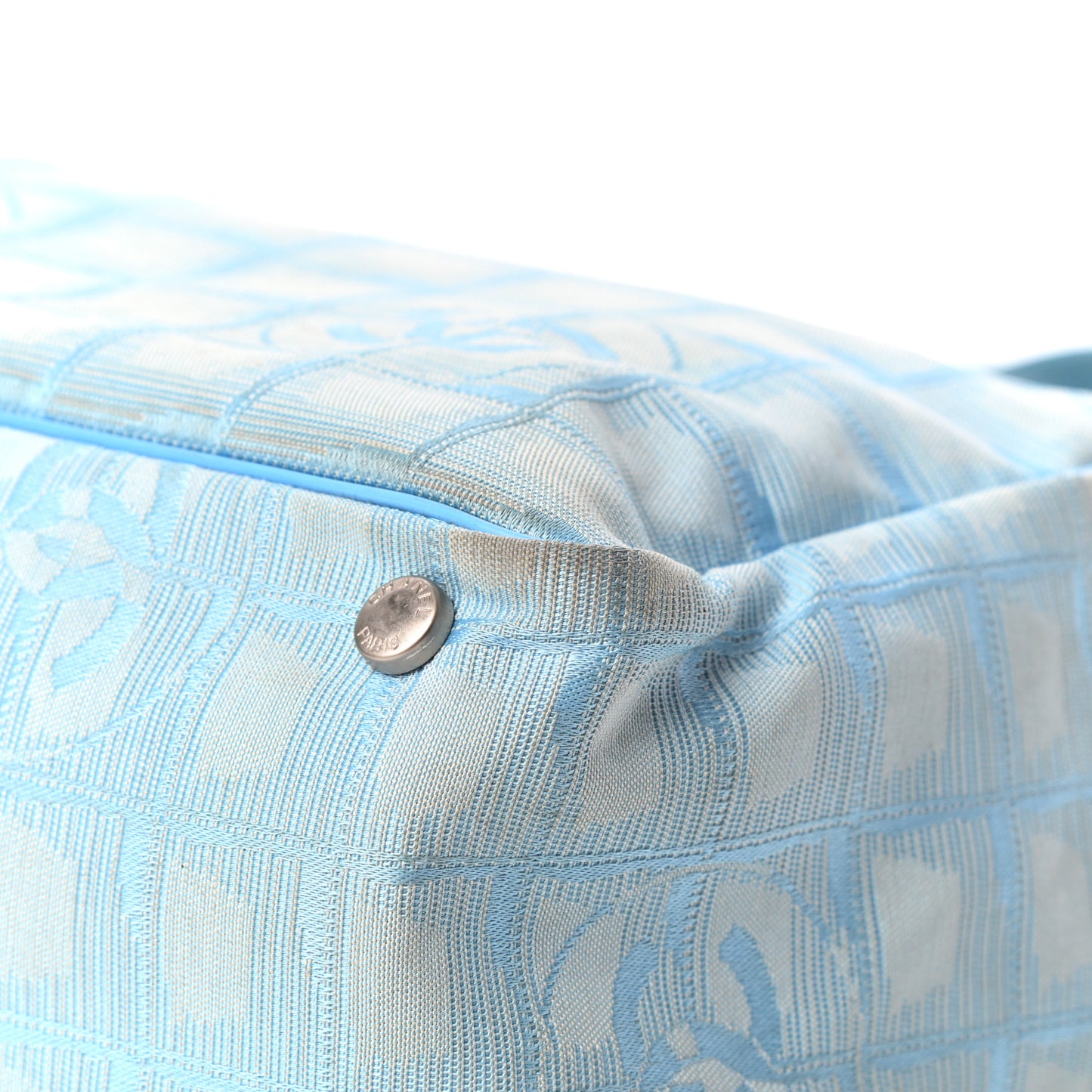 Nylon Travel Tote Blue