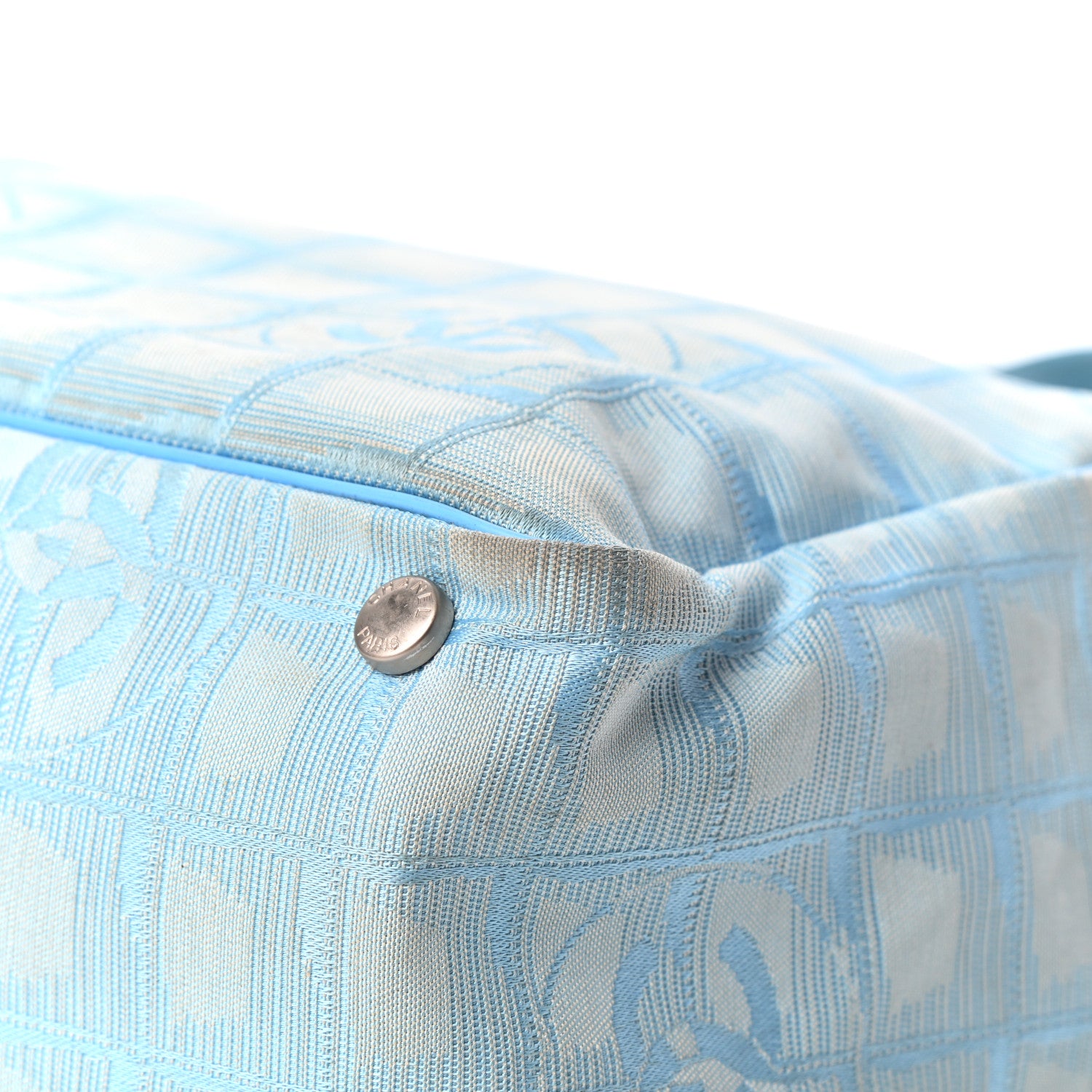 Chanel Nylon Travel Tote Blue 12 of 16
