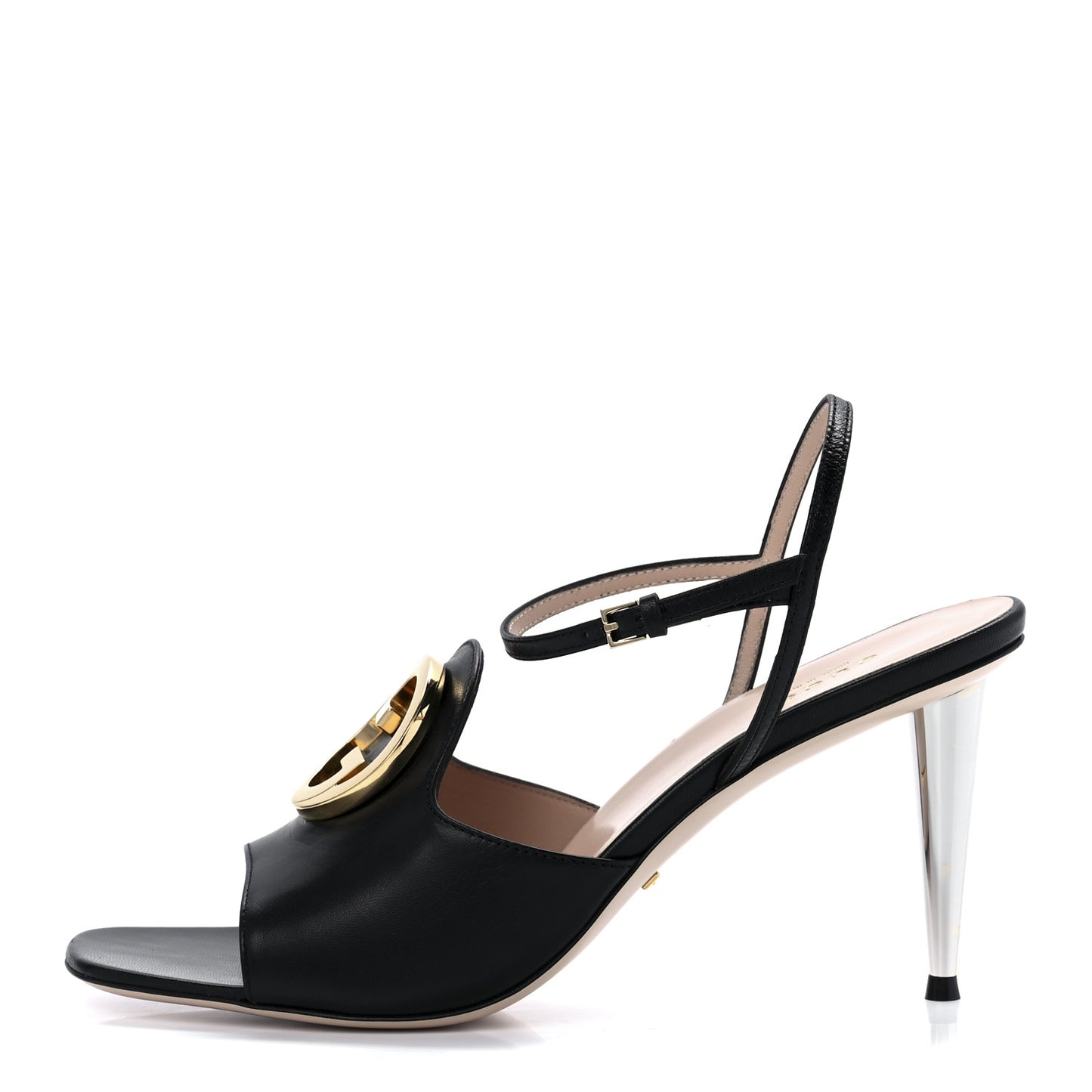 Malaga Kid Blondie 85mm Slingback Sandals 39 Black