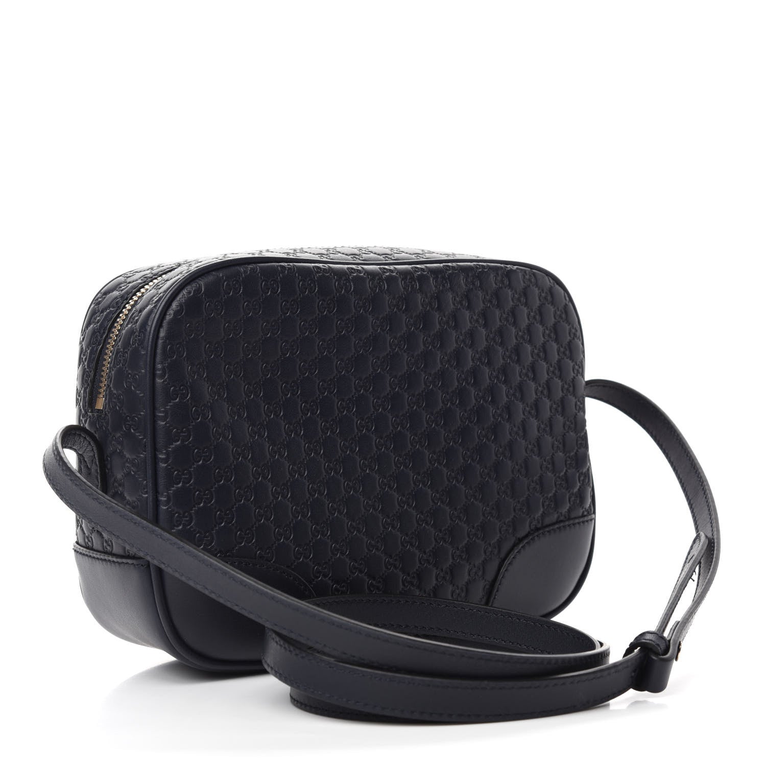 Gucci Soft Microguccissima Mini Bree Messenger Bag Blue 4 of 11