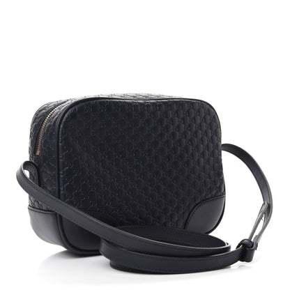 Gucci Soft Microguccissima Mini Bree Messenger Bag Blue 4 of 11