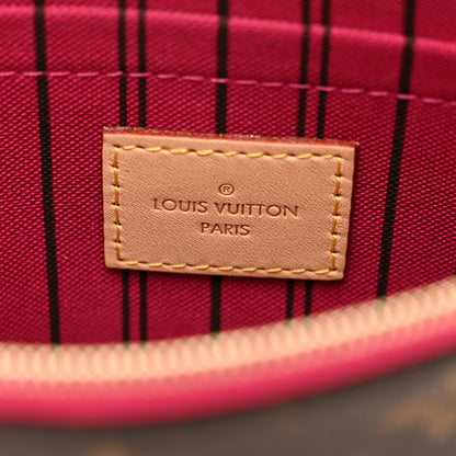 Louis Vuitton Monogram Neverfull MM GM Pochette Pivoine 6 of 6