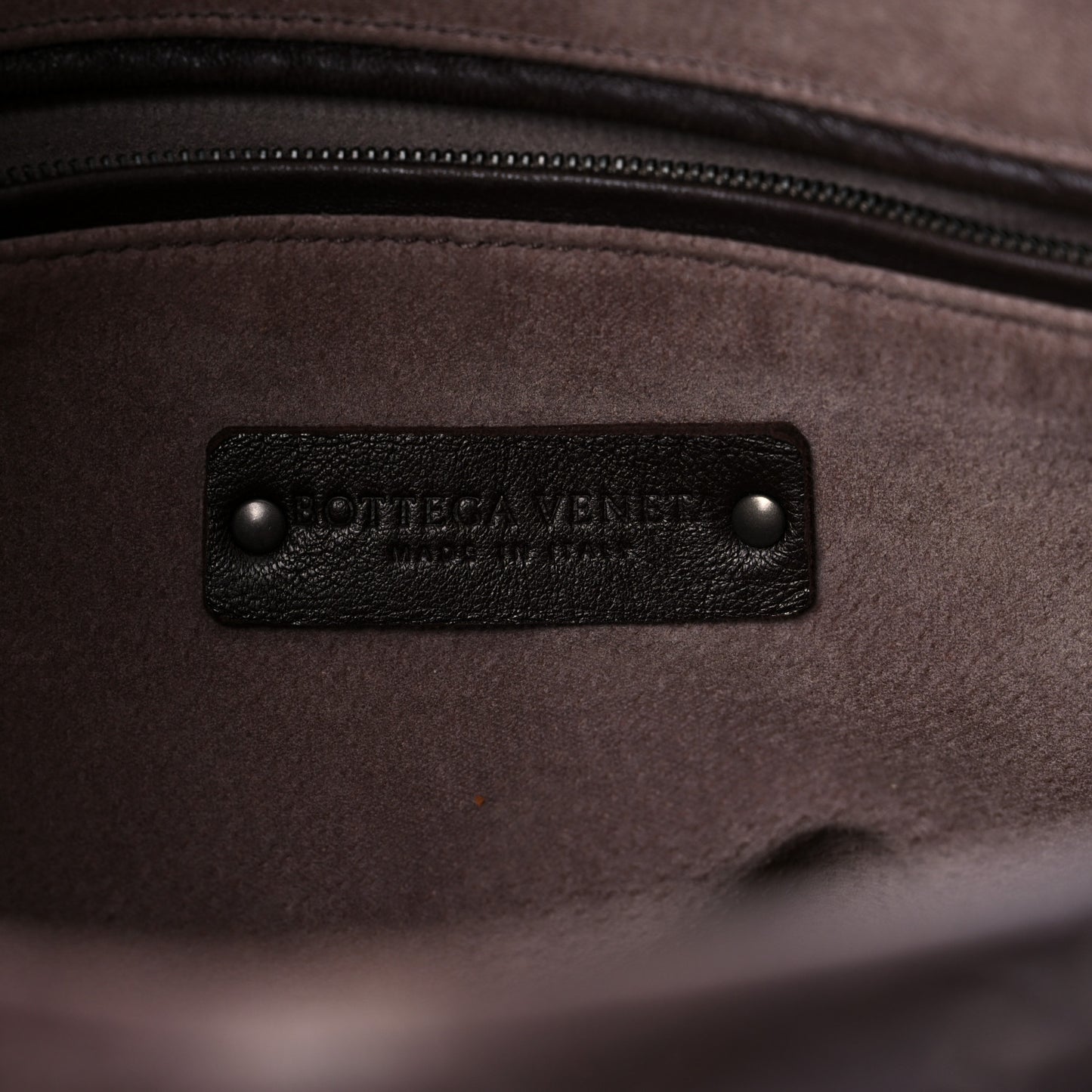 Nappa Intrecciato Large Veneta Hobo Ebano