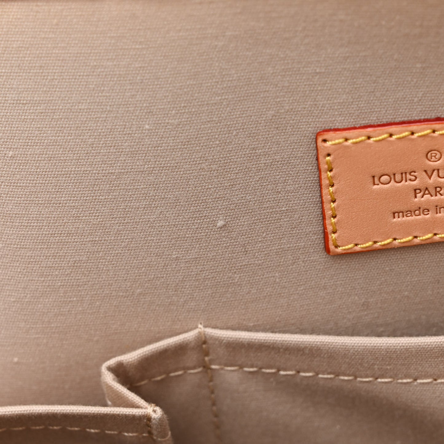Monogram Miroir Sac Plat Gold
