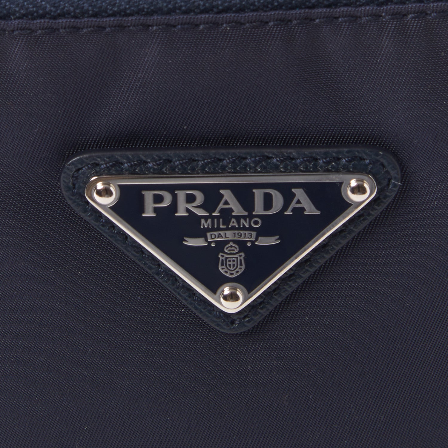 Prada Tessuto Nylon Saffiano Messenger Bag Baltico 7 of 8