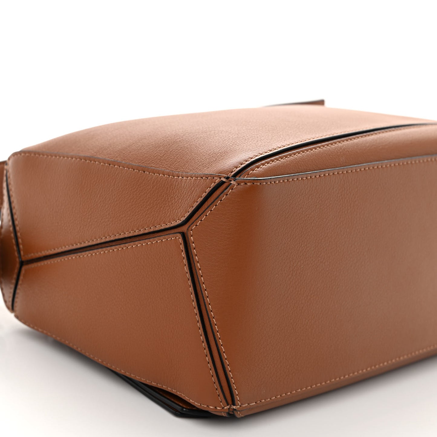 Calfskin Small Puzzle Bag Tan