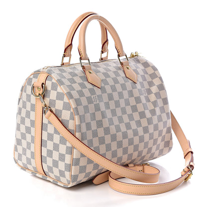 Louis Vuitton Damier Azur Speedy Bandouliere 30 3 of 10