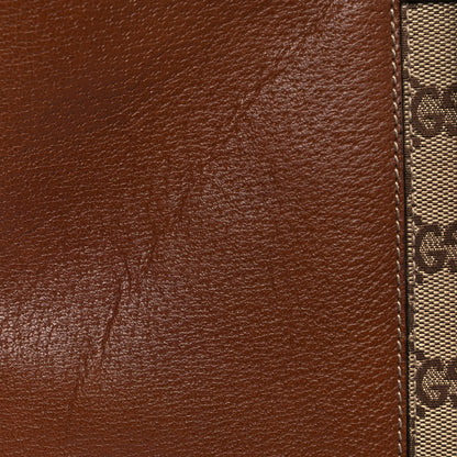 Gucci Calfskin Monogram Piston Lock Jackie O Hobo Tan 10 of 10