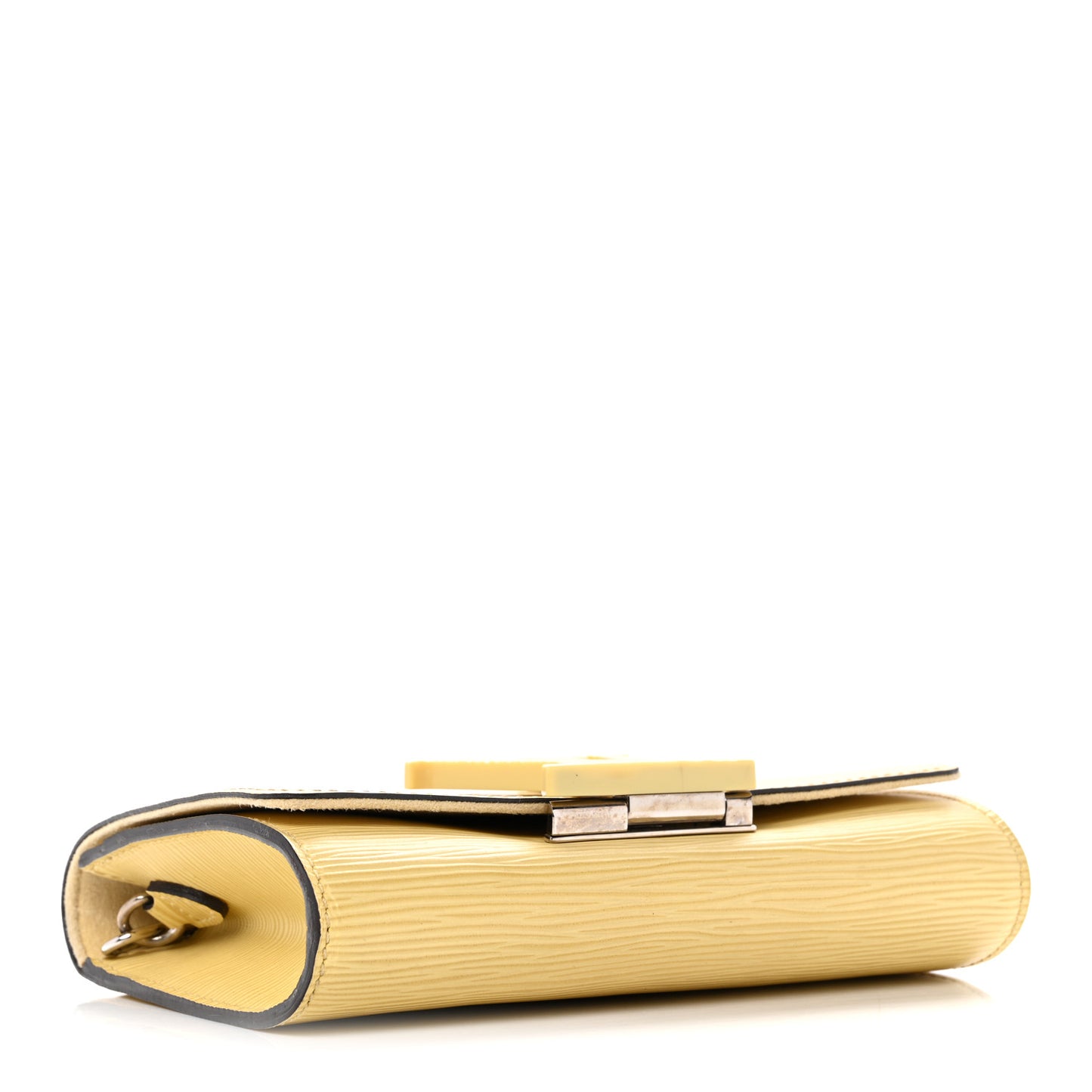 Epi Louise Strap PM Jaune Pale
