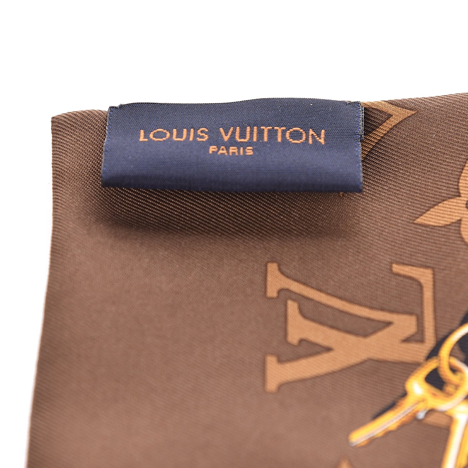 Louis Vuitton Silk Monogram Confidential Bandeau Brown 3 of 5