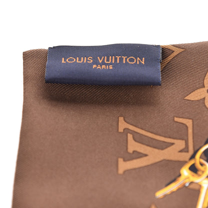 Louis Vuitton Silk Monogram Confidential Bandeau Brown 3 of 5