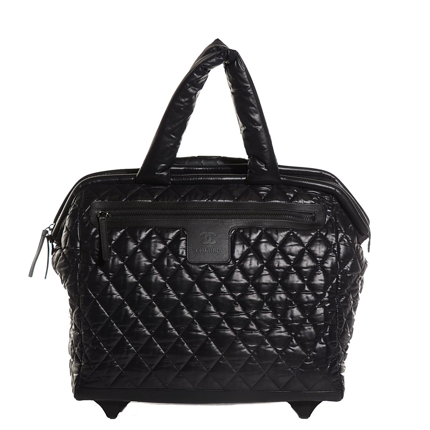 Nylon Quilted Coco Cocoon Trolley Black