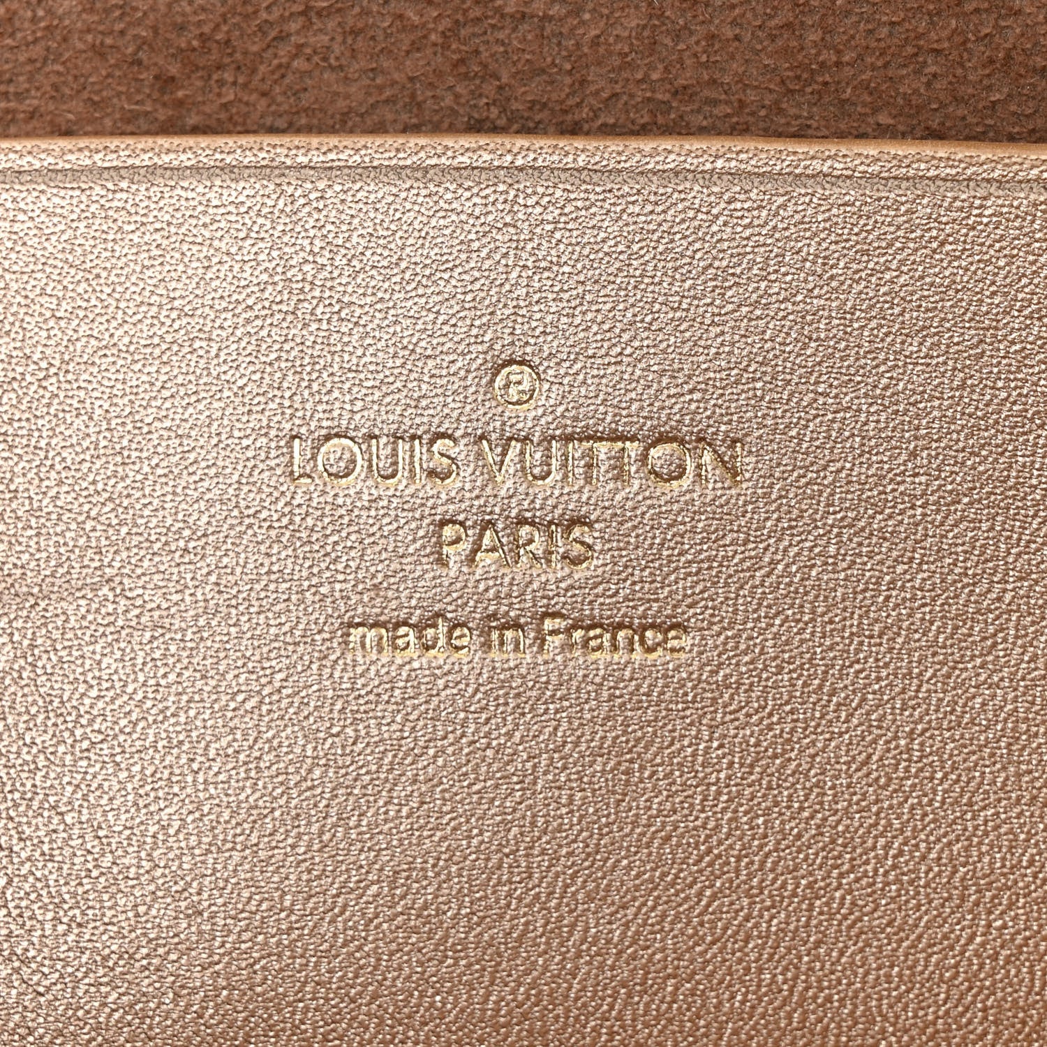 Louis Vuitton Metallic Calfskin Love Note Gold 6 of 10