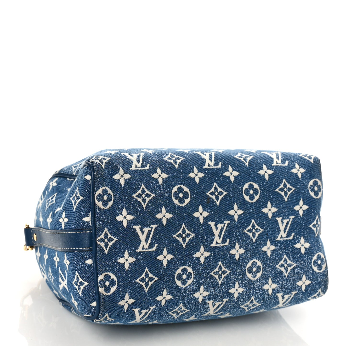 Monogram Jacquard Denim Speedy Bandouliere 25 Bleu