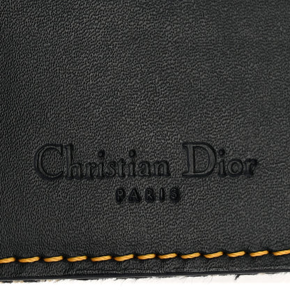 Christian Dior Monogram Saddle Wallet Navy 6 of 11