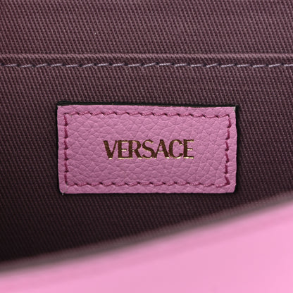 Versace Grained Calfskin La Medusa Shoulder Bag Pink 6 of 9