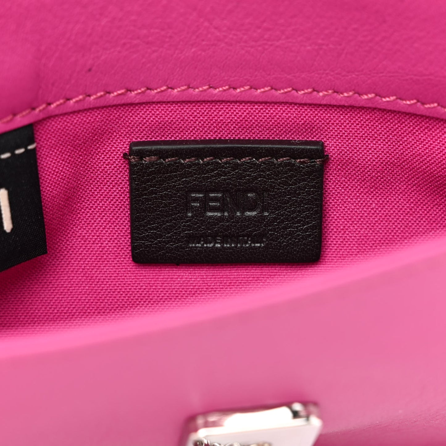 Snakeskin Tube Wallet on Chain Magenta