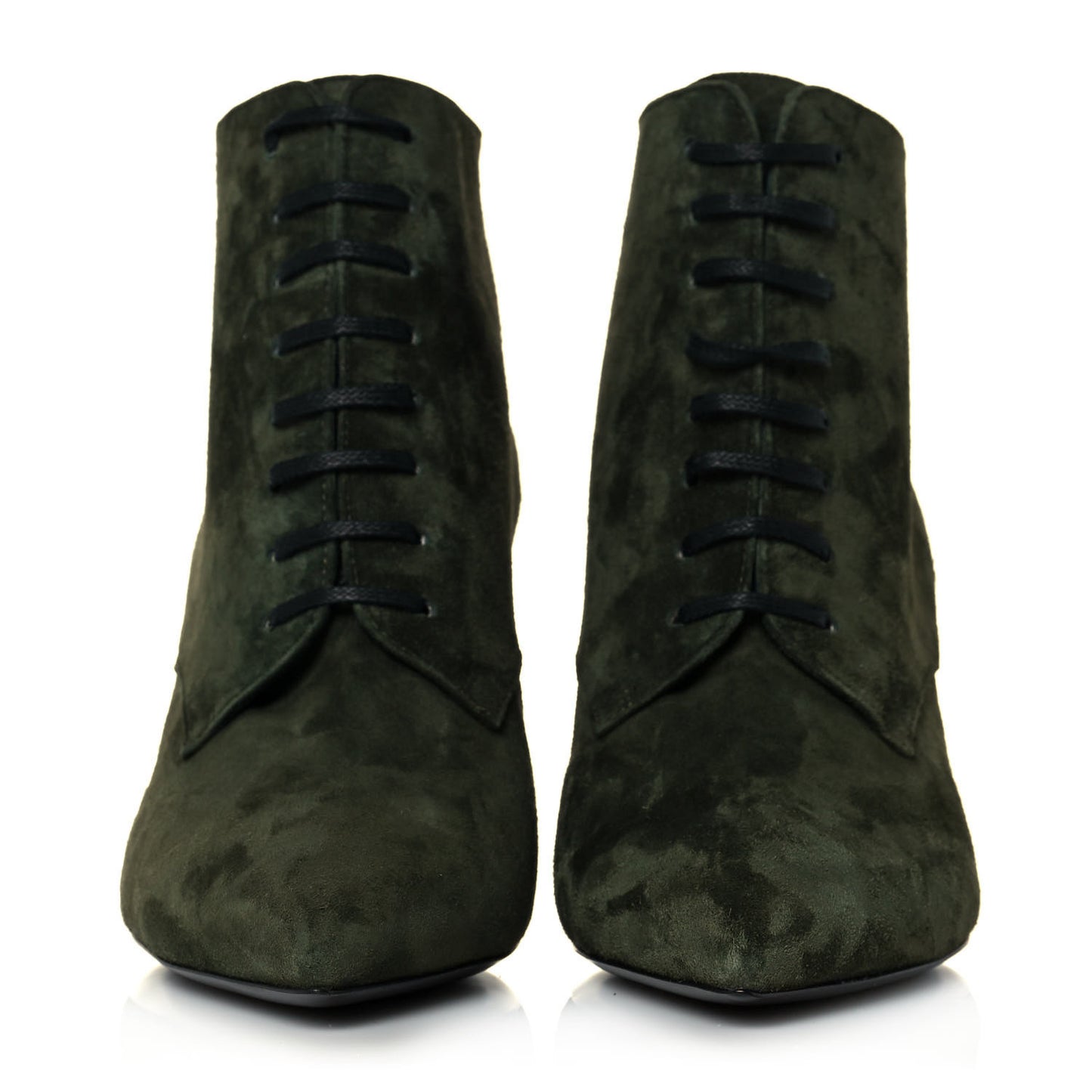 Suede Kiki Lace-Up Ankle Boot 38 Military