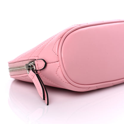Gucci Calfskin Matelasse Large GG Marmont Pouch Cosmetic Case Wild Rose 8 of 9