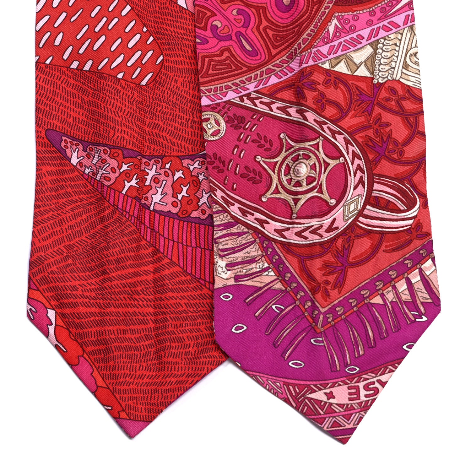 Hermes Silk Twill-Up Rose 2 of 4