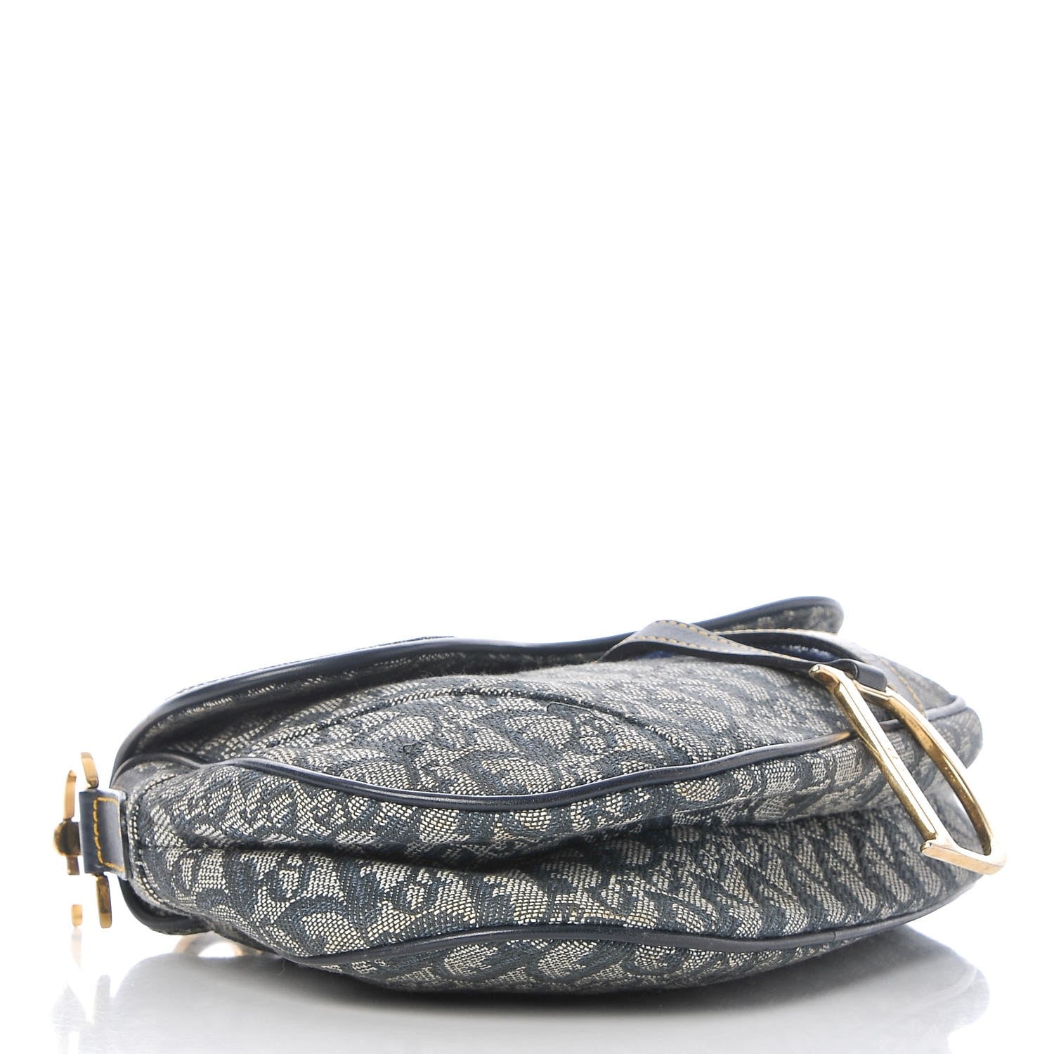 Christian Dior Monogram Saddle Bag Blue 4 of 8