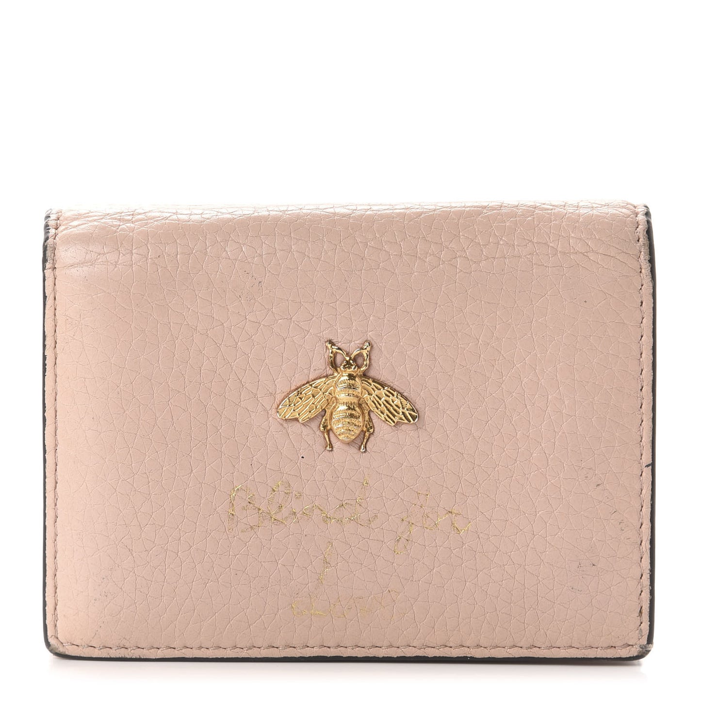 Cellarius Calfskin Blind for Love Animalier Card Case Perfect Pink
