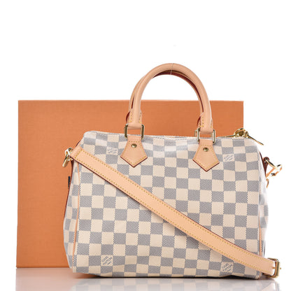 Louis Vuitton Damier Azur Speedy Bandouliere 25 10 of 10
