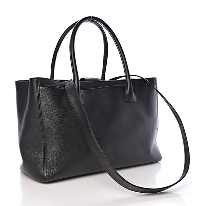 Chanel Calfskin Cerf Executive Shopper Tote Black 4 of 12